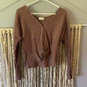 Cropped sweater